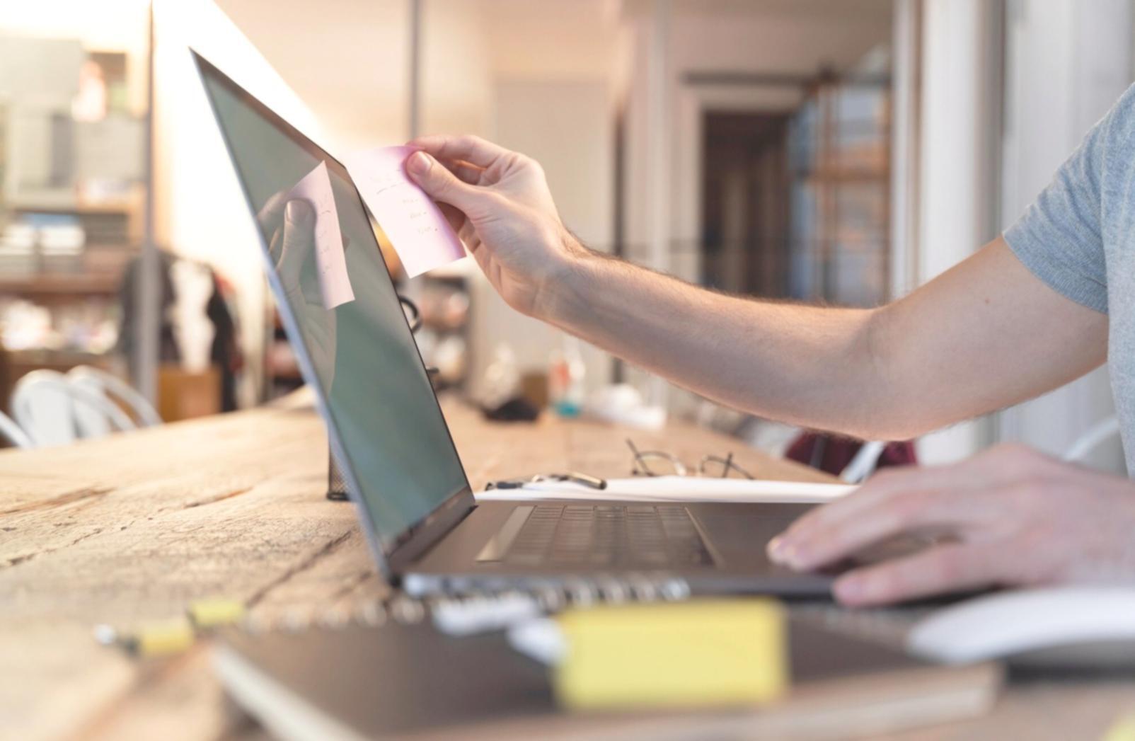 Financial planning workspace with investment materials and research documents